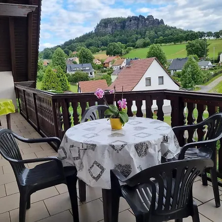 Gaestehaus Teichmann Koenigstein Saechsische Schweiz Lägenhet Konigstein
