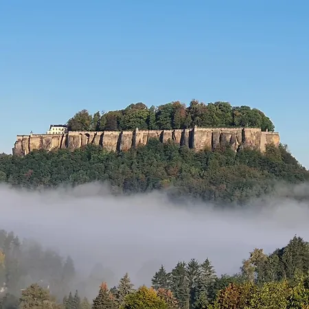 Gaestehaus Teichmann Koenigstein Saechsische Schweiz Lägenhet Konigstein